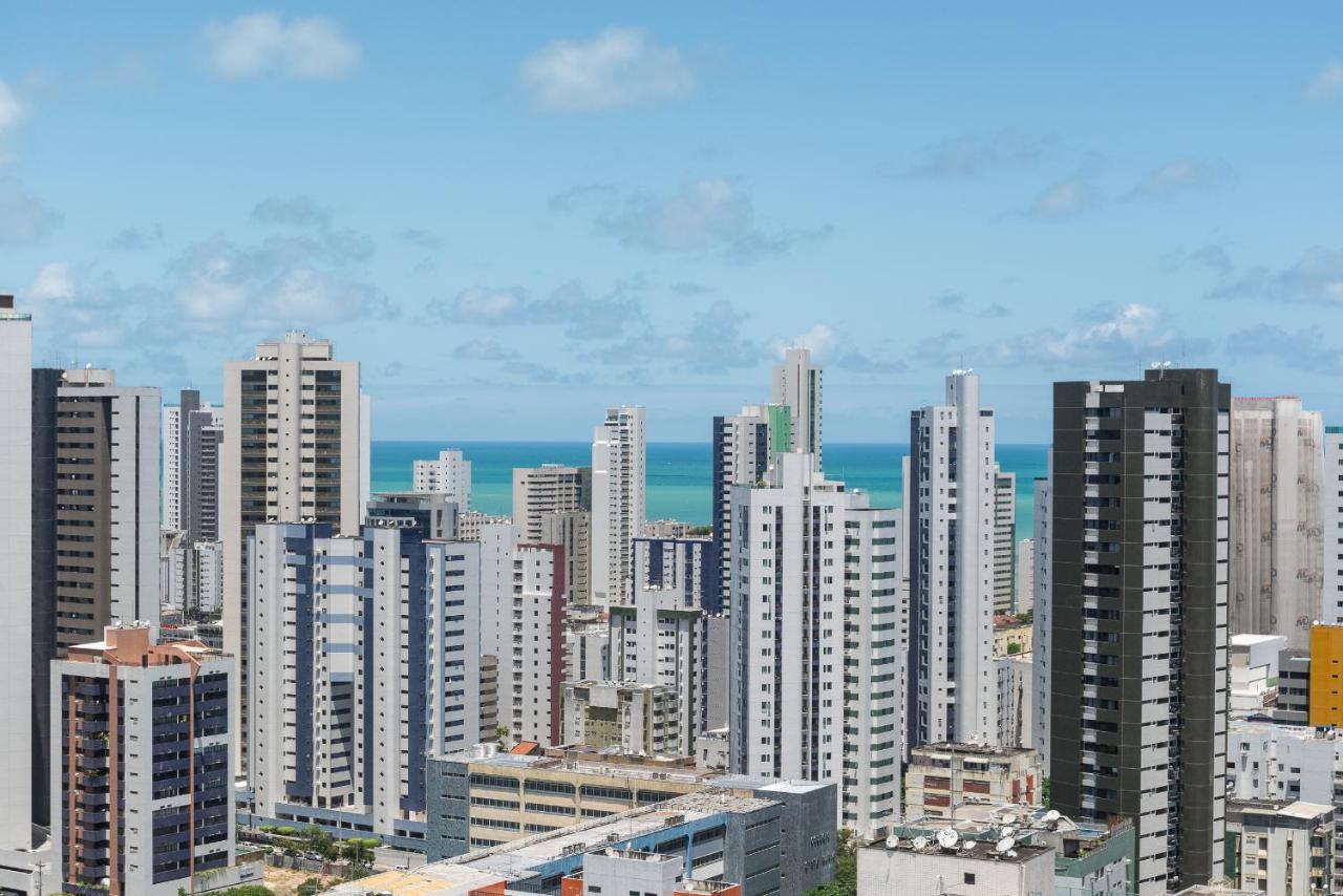 Excelente Flat Em Boa Viagem 2 Quartos Beach Class Ideal Para Familia Ou Viagens De Negocio Nob2104 Recife Exterior foto